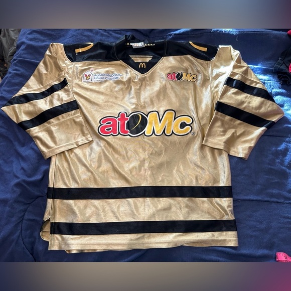 Gold McDonald’s hockey jersey youth XL or ladies small - Picture 5 of 5